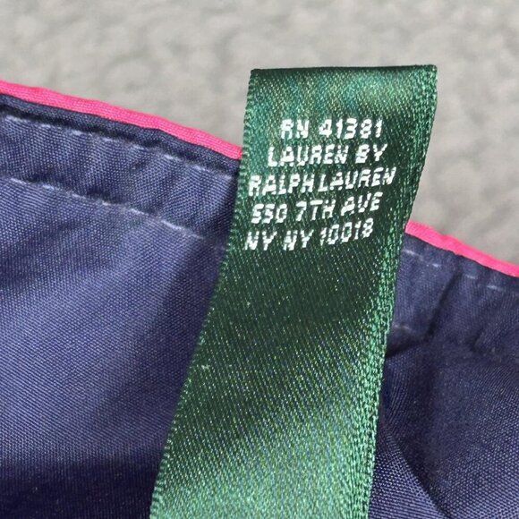 Lauren Ralph Lauren Jacket Womens Large Pink Crest Windbreaker Sporty Activewear - Picture 8 of 16